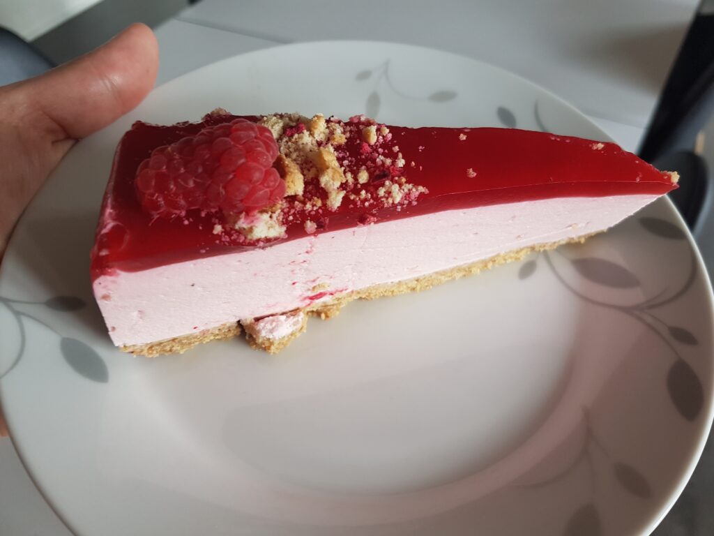 hindbær cheesecake