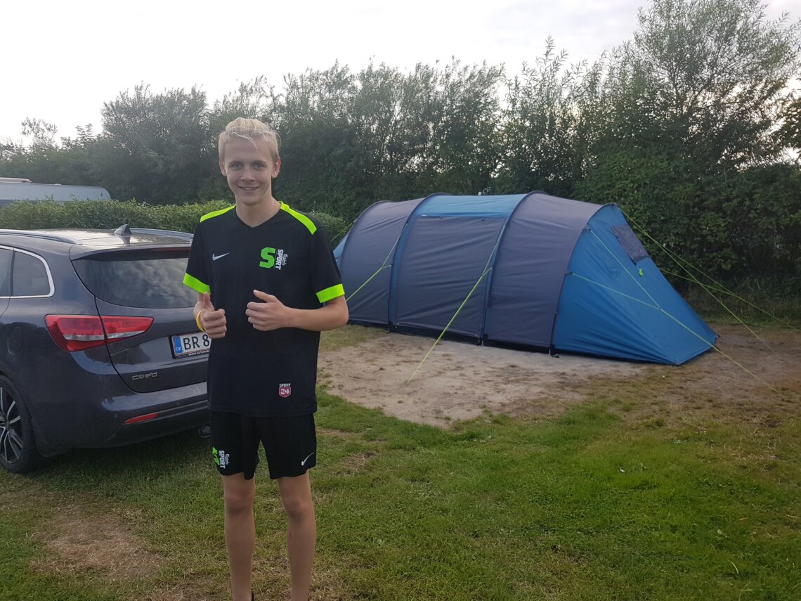 telttur, hvidbjerg strand camping
